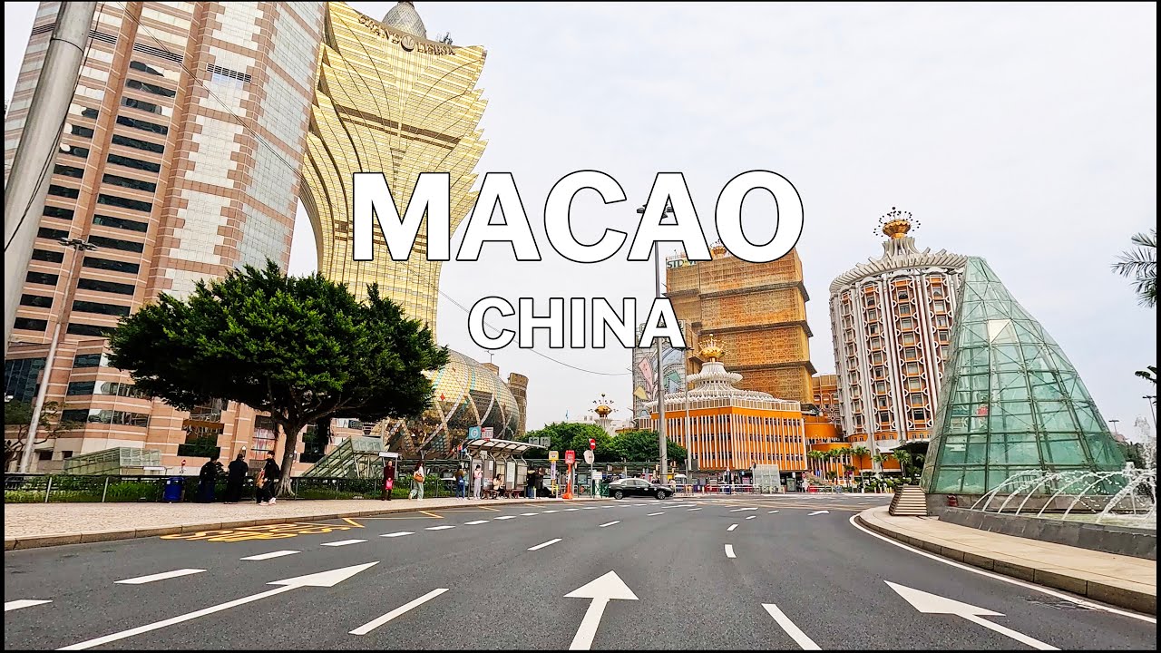 Macao, China - Driving Tour 4K