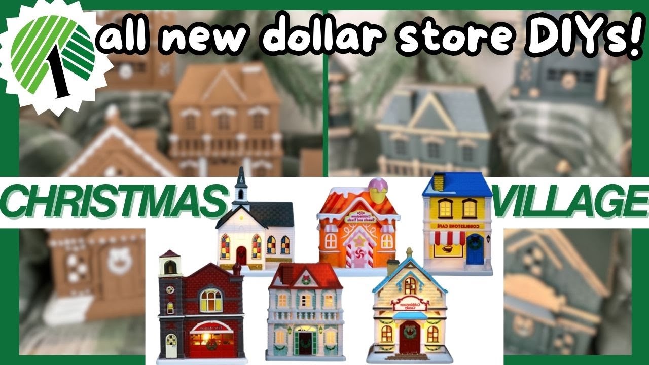 Dollar Tree: Christmas Village Collection Only $13