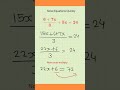 equation solve#mathstricks #mathematics #education