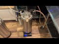 How to do a closed transfer from fermenter to keg
