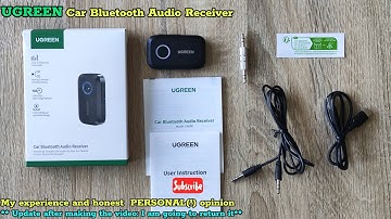 UGREEN Car Bluetooth Audio Receiver: My simple and honest opinion