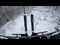 Top to Bottom on Blue Trails at Mont Cascades