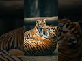Tiger Cub Jumps on Mother… Cutest Surprise Ever 😭🐯❤️”#cuteanimals #subscribe #share#like