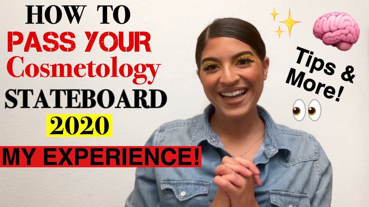 HOW TO PASS YOUR COSMETOLOGY STATEBOARD 2020 | TIPS For Written ...