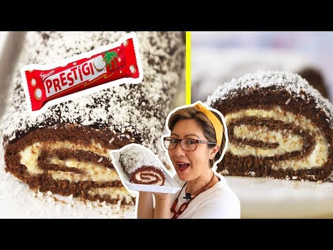 ROCAMBOLE DE PRESTÍGIO FÁCIL E PRÁTICO | MASSA DE CHOCOLATE E RECHEIO DE COCO | DIKA DA NAKA