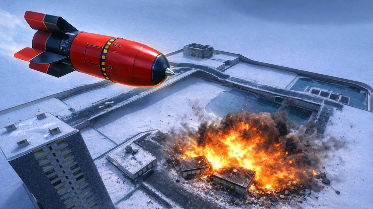 Testing Every Nuclear Bomb in Garry`s mod Winter - YouTube