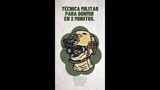 Duerme rápido con esta técnica militar.