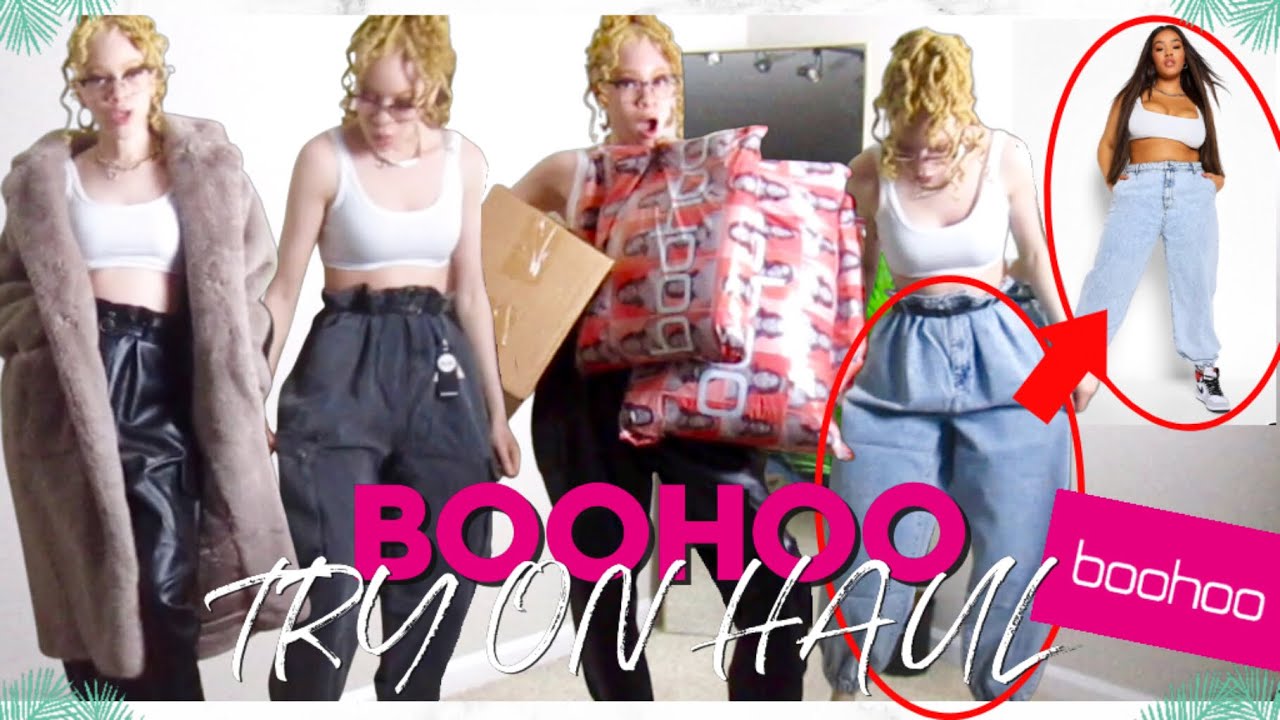I’VE BEEN BUYING PLUS SIZE JEANS | Boohoo Haul | Iyana LeShea