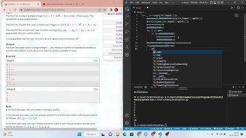 Codeforces Round 842 | Quick Sort | Python