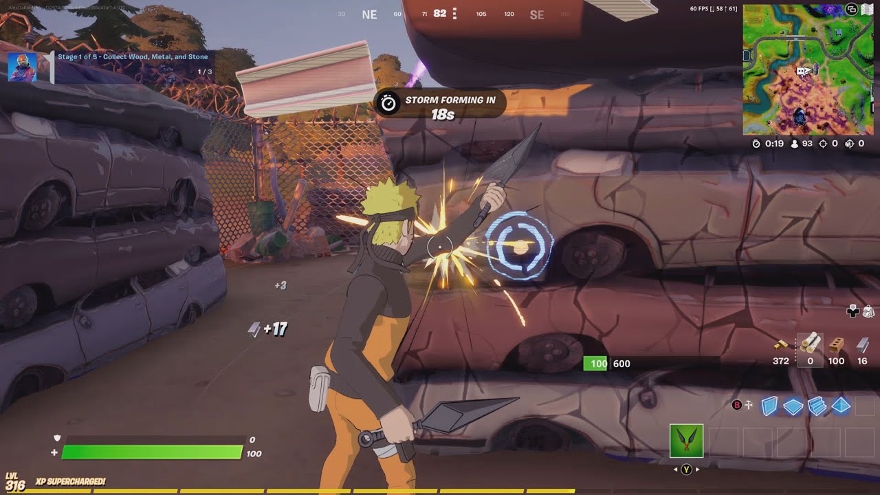 *RUST LORD* Collect Wood,Metal,and Stone - fORTNITE