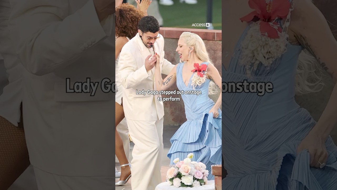 Bad Bunny joined by Lady Gaga & more during Super Bowl Halftime show