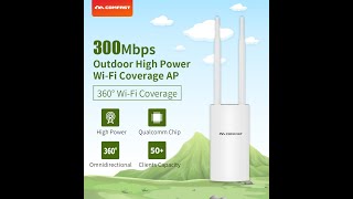Comfast CF EW71 2 4GHz Outdoor AP 300Mbps High Power Omnidirectional Coverage Access Point Net Worth