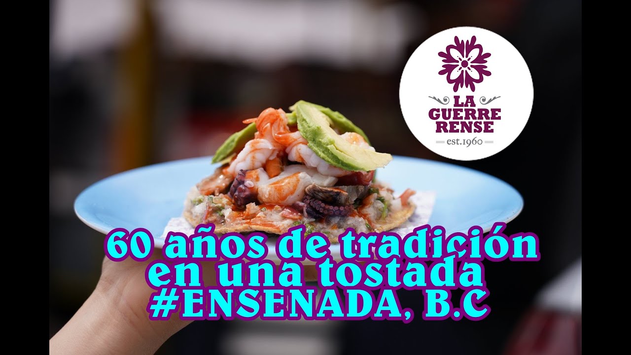 La tostada de mariscos #1 en México-La Guerrerense, Ensenada  - YouTube