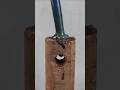 I used hot glue on wood and locked the screw#USA #HotGlueFix #ScrewHack