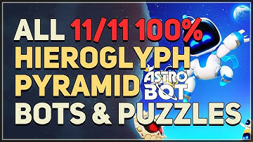 Astro Bot Hieroglyph Pyramid All Bots and Puzzle Pieces Collectibles 100% Walkthrough