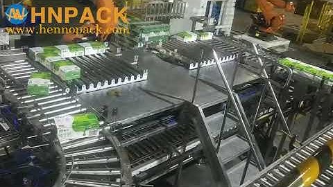 Fully layer robotic palletizing from hennopack solution