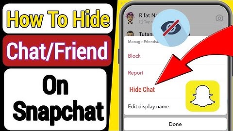 How to Hide Chat on Snapchat! [Hide/Unhide Conversation] | Hide messages on Snapchat