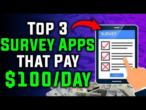 Make Money Taking Surveys! 3 Best Apps to Make $100/Day | Apps that Pay You Real Money 2023