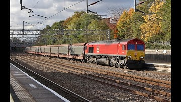 Afternoon freight trains action at Tamworth on 29th October 2019