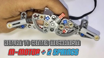 LEGO Return to Center Mechanism (M- Motor & 2 Springs)