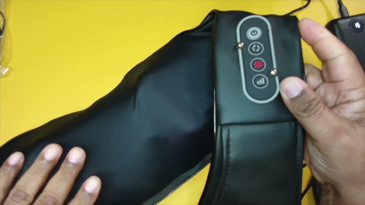 Naipo Shiatsu Kneading Massager Neck & Shoulder Massager with Heat review -  The Gadgeteer