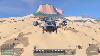 Space Engineers VTOL Load Balancer Flight Test 2