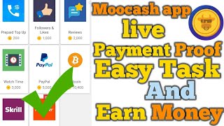 #earningapp  Moocash live payment proof || Easy task and earn money || In Hindi screenshot 2