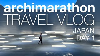 Japan Day 1  Tokyo + Kanagawa  Archimarathon Travel Vlog