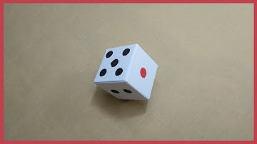 Origami Dice | How to make a dice from paper | Hướng dẫn gấp quân xúc xắc | Tuan Bo TubeHD