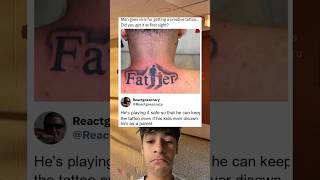 The ultimate backup plan tattoo 👨‍👦✍️