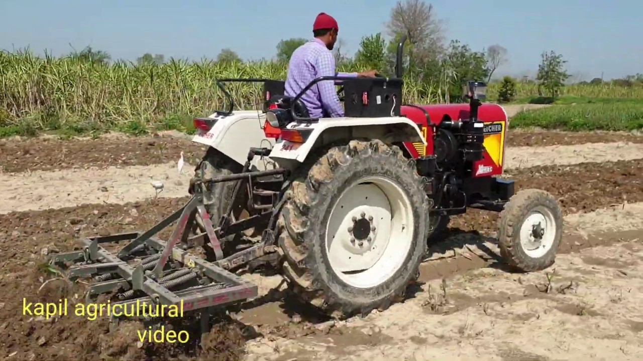 Eicher 241 ne 8 ke cultivator par dhhansu performance  di