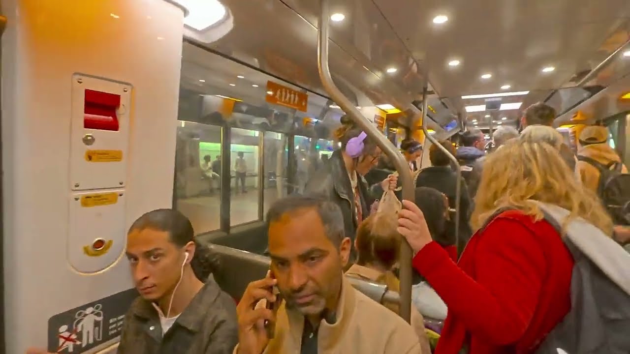 Parisian metro Bercy Bercy to Monmart, Paris