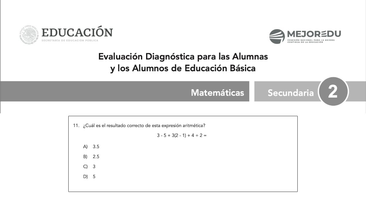 Evaluaci n Diagn stica Segundo De Secundaria Cu l Es El Resultado evaluaci-n-diagn-stica-segundo-de-secundaria-cu-l-es-el-resultado
