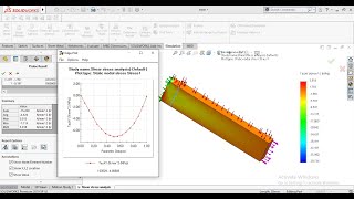 Solidworks simulation tutorial :  Maximum shear stress analysis