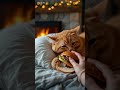 cute baby cat dreams of food #ai #aiart #baby #cat #shorts #cute #funny #kawaii #anime #food #dream
