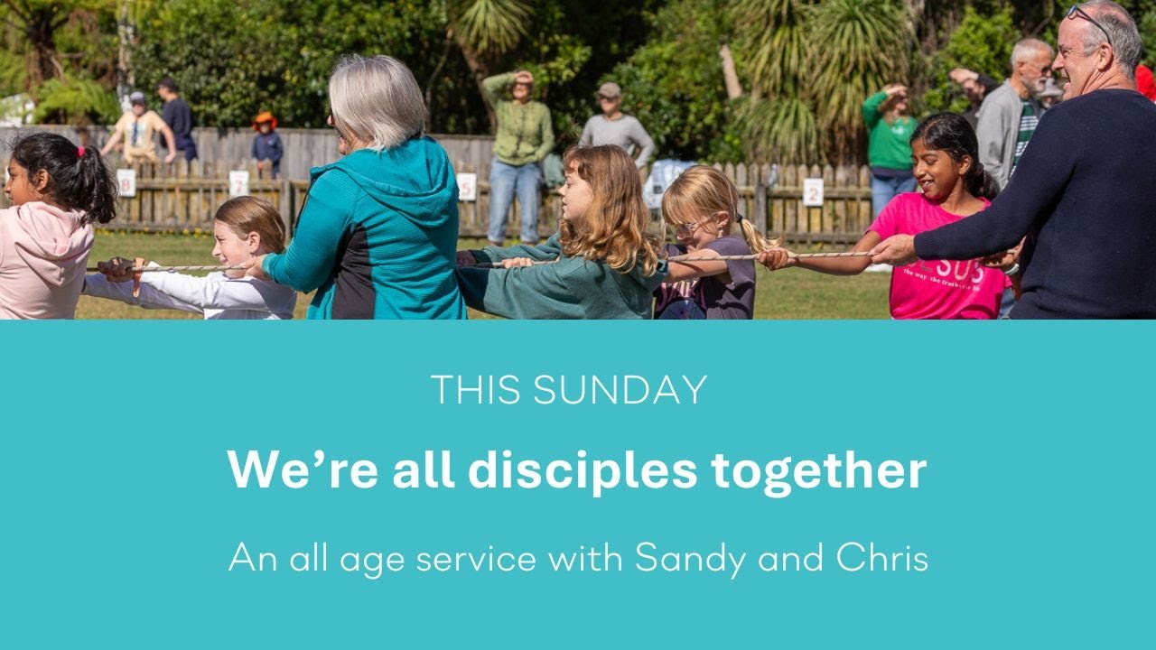 The Anchor Sunday Service 29 September 24. "We're all disciples ...