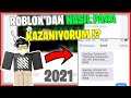 ROBLOX&#39;DAN PARA KAZANIN!? *2021* / Roblox Türkçe