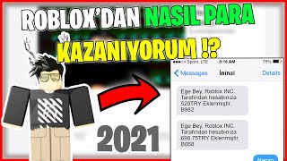 ROBLOX'DAN PARA KAZANIN!? *2021* / Roblox Türkçe