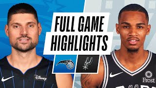 Game Recap: Spurs 104, Magic 77