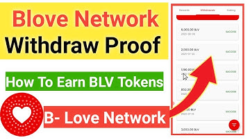 Blove Network Withdrawal Proof | B Love Network Token Withdrawal | How To Earn BLV Tokens 2023