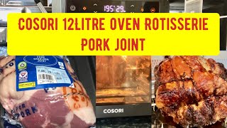 Cosori 12Litre air fryer oven Rotisserie Pork joint