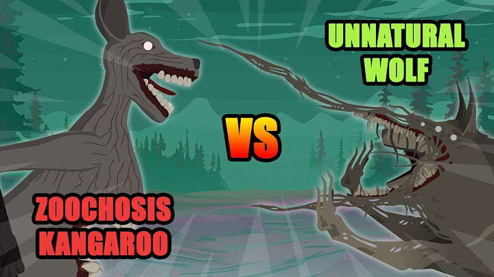 Zoochosis Kangaroo vs Unnatural Wolf | Monster Animation