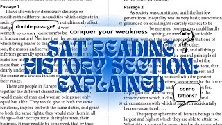 [SAT] Practice Test #7 History reading passage: solvethrough | SAT reading solving skills, tips