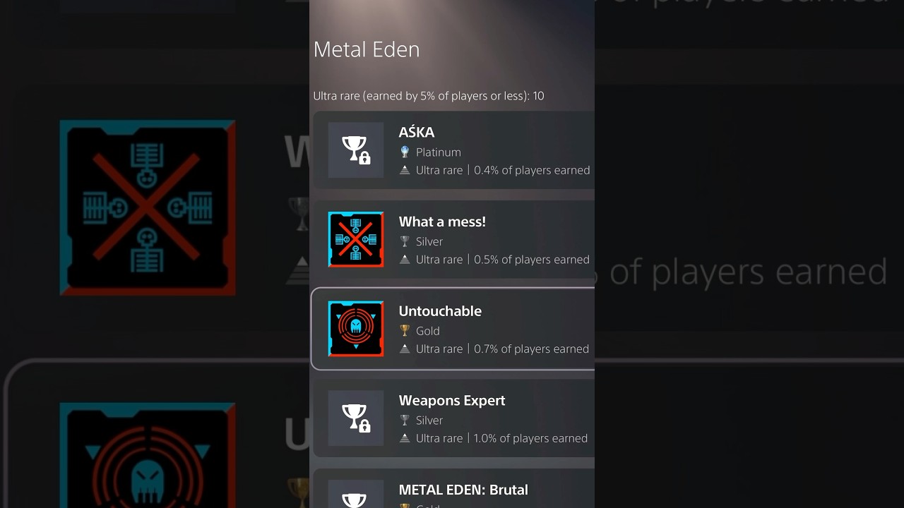 Easy Guide For UNTOUCHABLE Trophy 🏆 | Metal Eden 