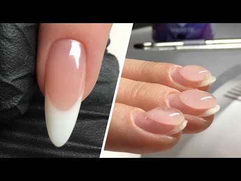 Acrylgel French Nagel Anleitung Youtube