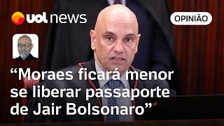 Bolsonaro se imagina diante de ex-Xandão e faz teste de benevolência ao pedir passaporte, diz Josias