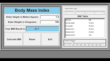 How to Create a BMI Calculator in Python - Part 1 of 2