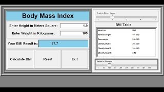 How to Create a BMI Calculator in Python - Part 1 of 2