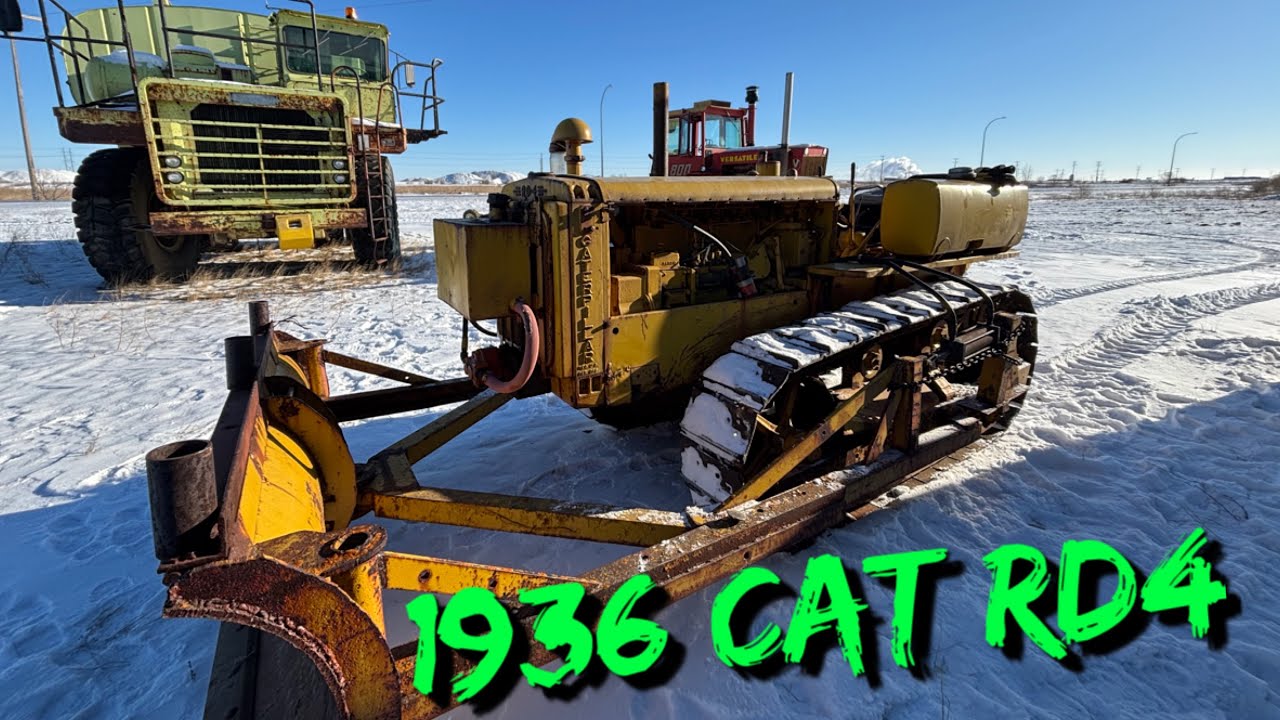 Cat Rd4 Early Caterpillar RD4 - walk around - YouTube