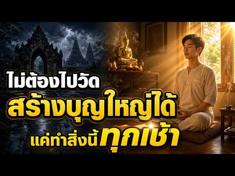 แม้ชีวิตลำบากที่สุด ก็ทำบุญใหญ่ได้ แค่ทำสิ่งนี้ทุกเช้า